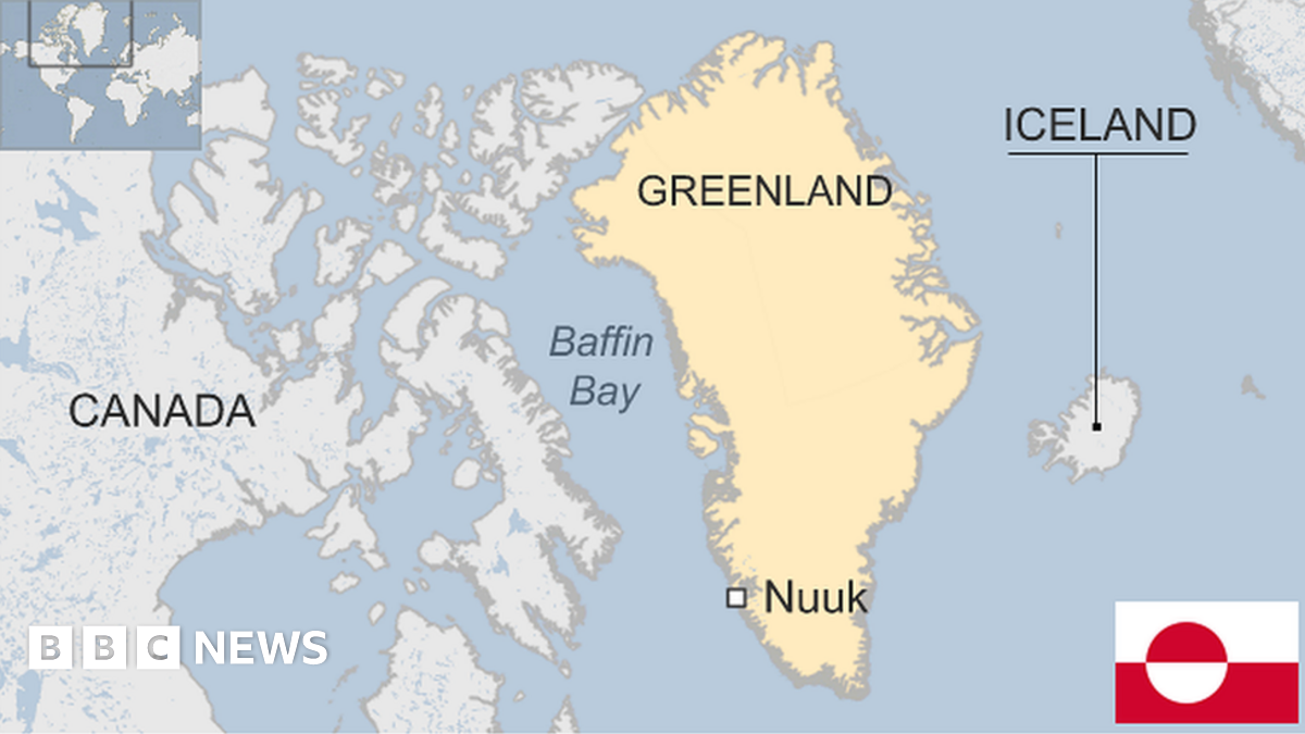 Đảo Greenland của Đan Mạch - Ảnh: BBC News